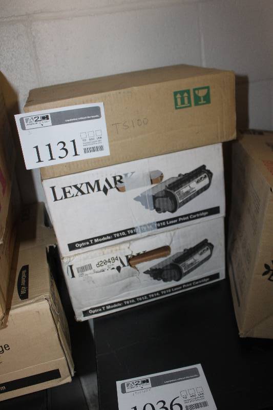 Lot of (3) Boxes of Printer Toner