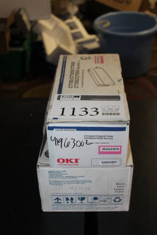 Lot of (2) Boxes of Printer Toner