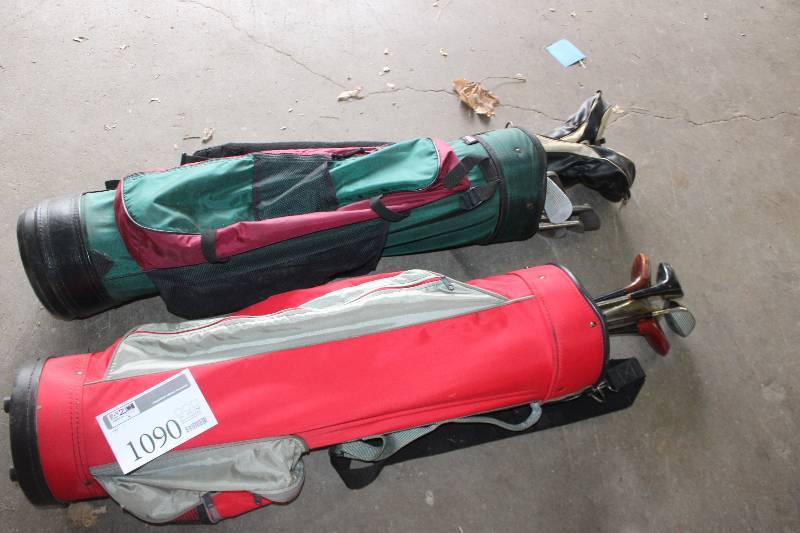 Lot of (2) Golf Club & Bag Sets