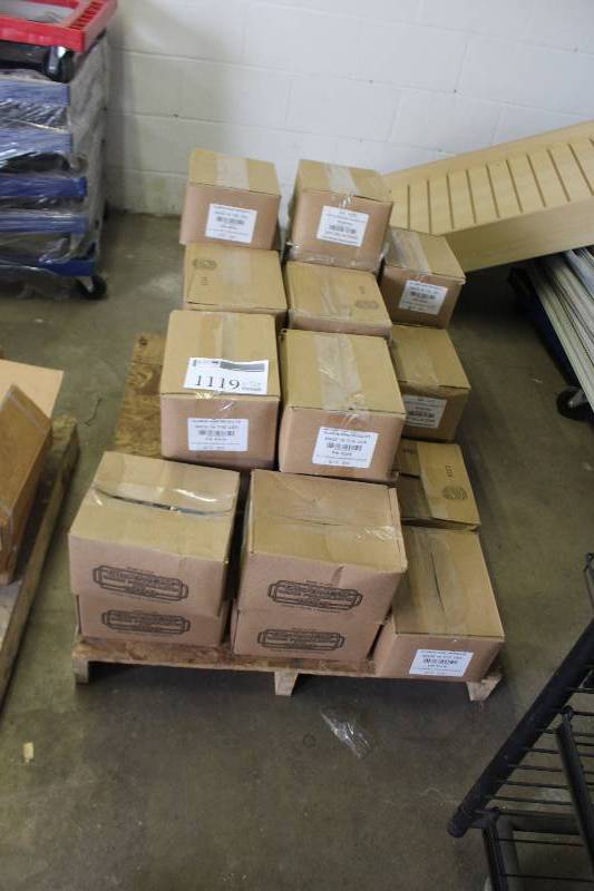 Pallet Lot of Boxes of Glamos Wire Products 10� U-Shaped Landscape Staples
