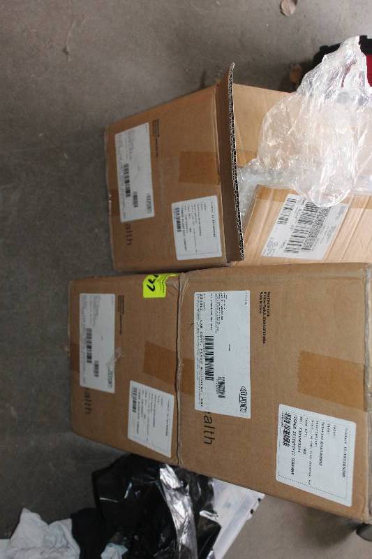 Lot of (3) Boxes of Convertors Fluid Resistant Lab Coat w Knit Collar