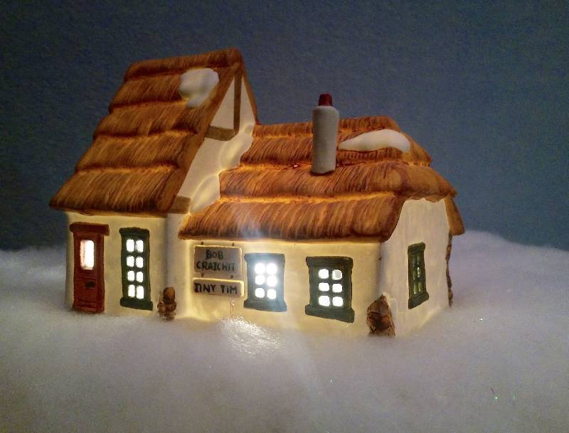 lot 13 image: Bob Cratchit  Tiny Tim  Cottage -  ADDED BONUS - SEE BELOW & PHOTOs 