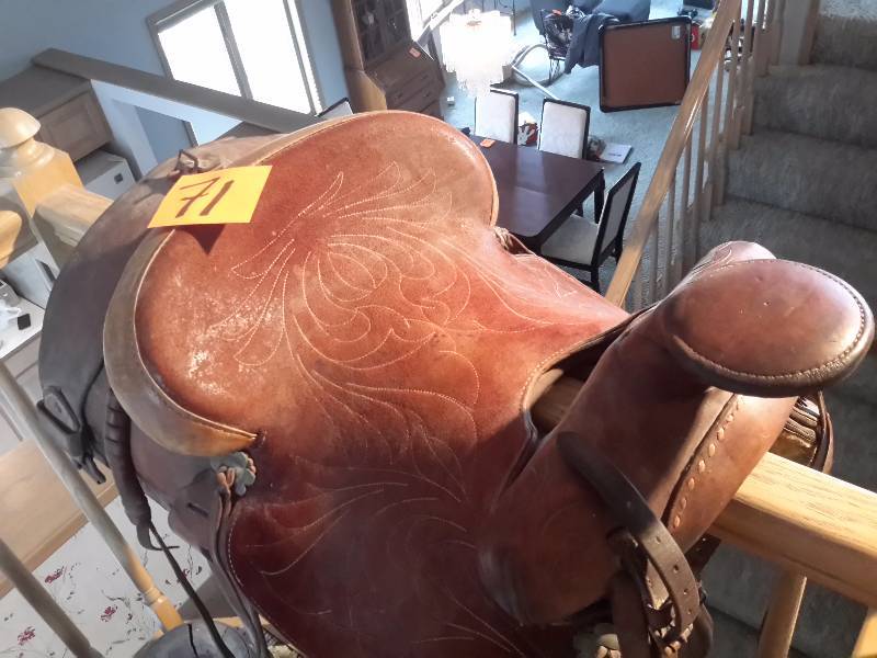 lot 71 image: Western Saddle as pictured