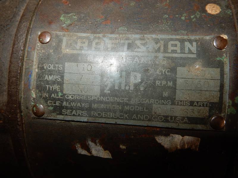 lot 59 image: CRAFTSMAN, 12 h.p. Bench Grinder