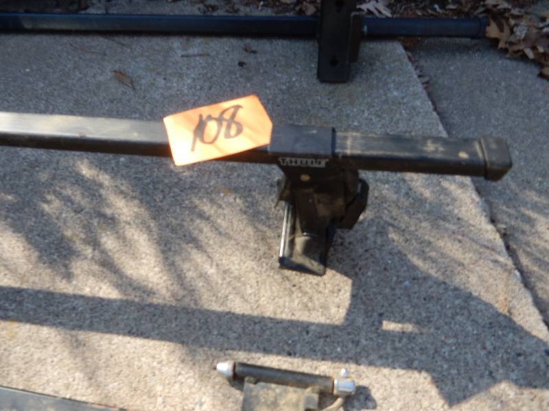 lot 108 image: THULE Top Carriers and No brand, Bike Rack