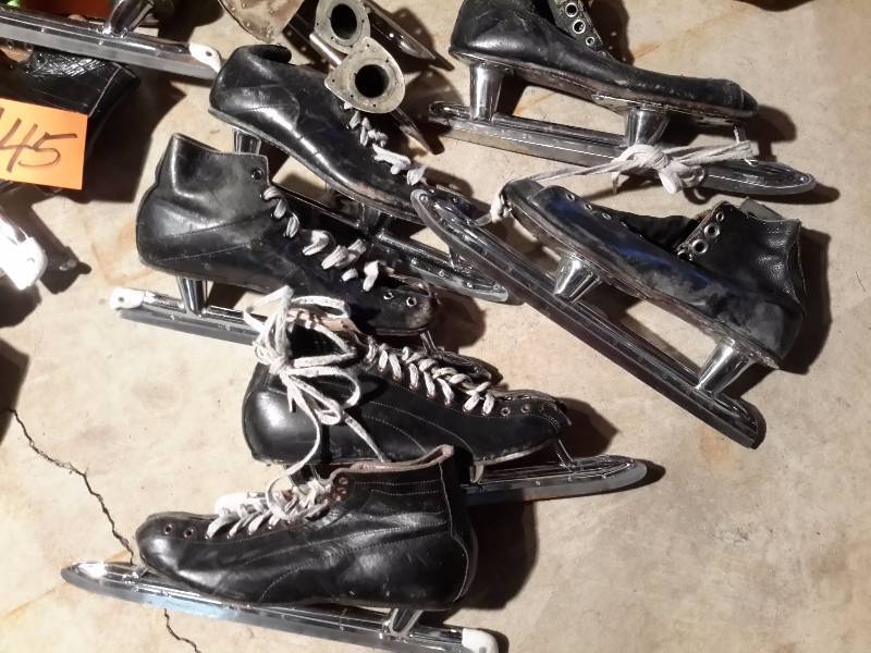 lot 145 image: Large lot of Racing And Long Blade Skates.. Many sizes and styles.. Take them all.