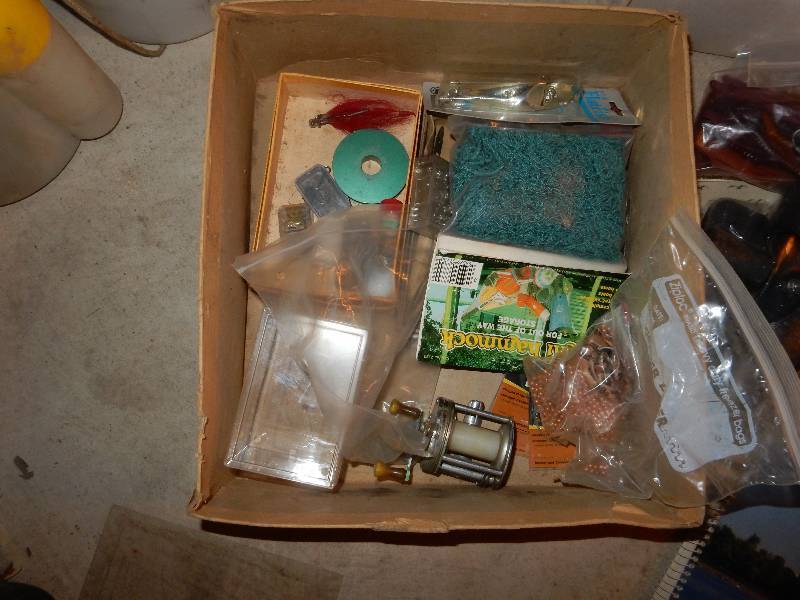 lot 180 image: Misc. Fishing Tackle as pictured.. Bring your own box