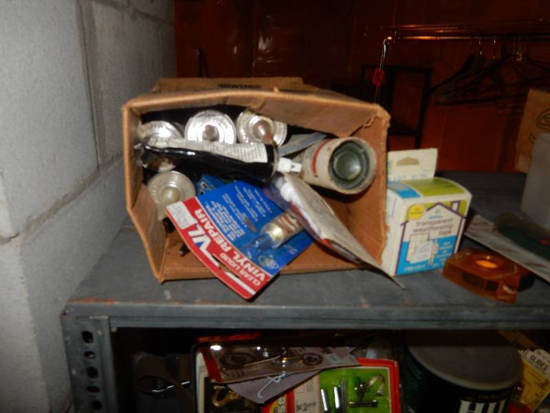 lot 191 image: Basement Shelf and everything on it..