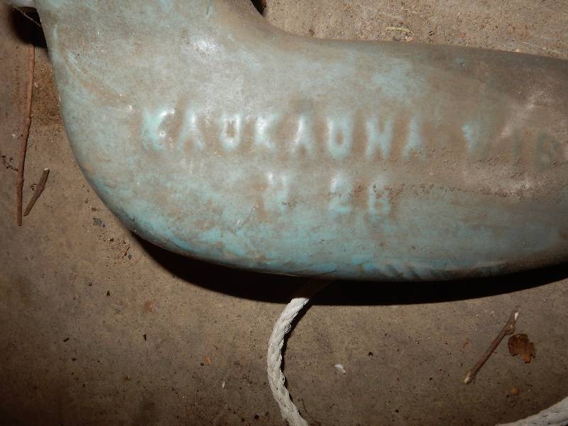 lot 211 image: Kaukauna, 28 lb Anchor and rope