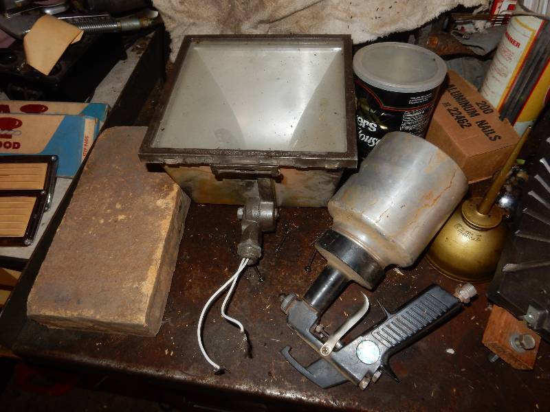 lot 220 image: Large lot of  Misc. items from the work bench.. Bring your own boxes