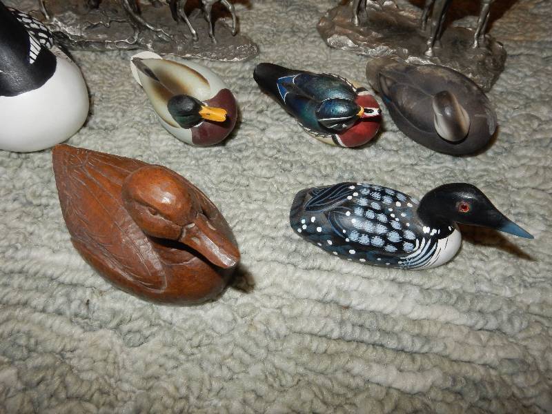 lot 15H image: Misc. Decorative Items.. Duck Theme, Duck Decoys,