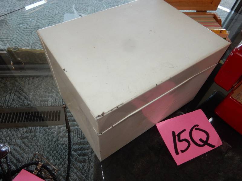 lot 15Q image: Misc. Recipe Boxes.. Metal