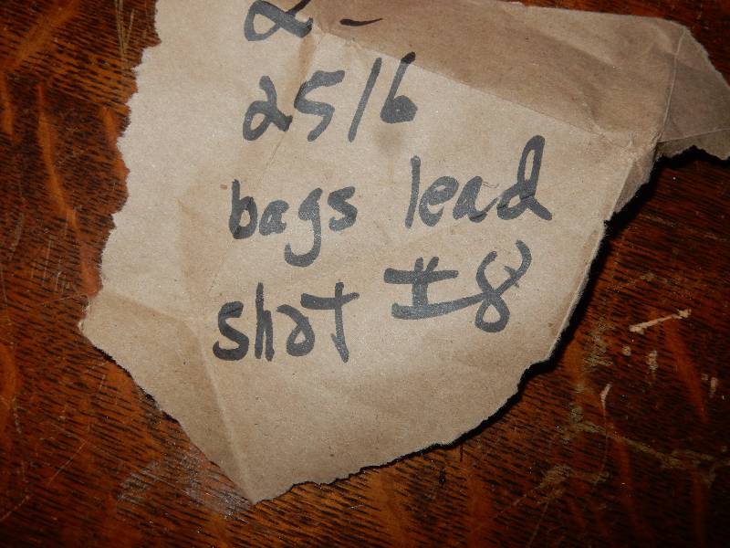 lot 156A image: 2, 25lb bags of SHOT