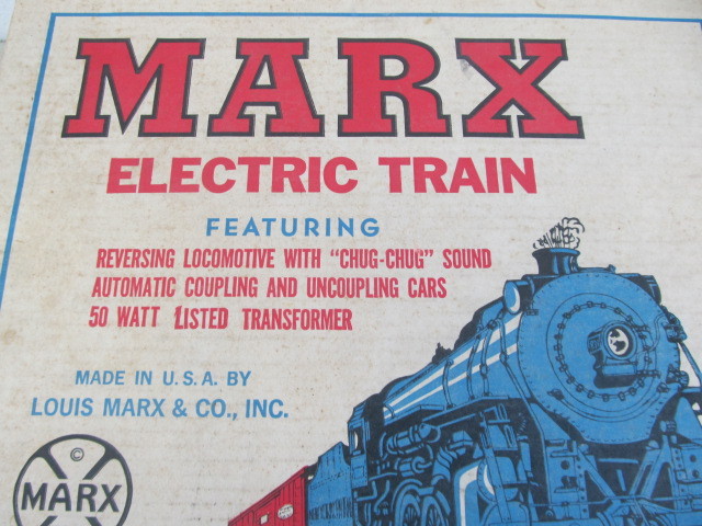 lot 77 image: Vintage MARX Electric Train Set in Box
