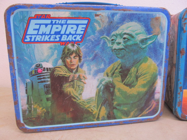 lot 79 image: Vintage STAR WARS Lunch Boxes wThermoses
