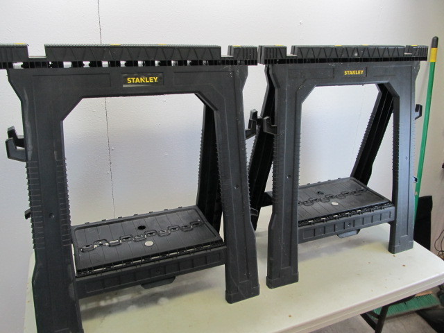 lot 47 image: Pair of STANLEY Saw Horses