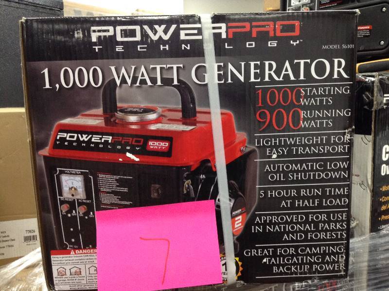 PowerPro 1000 Watt Generator never used