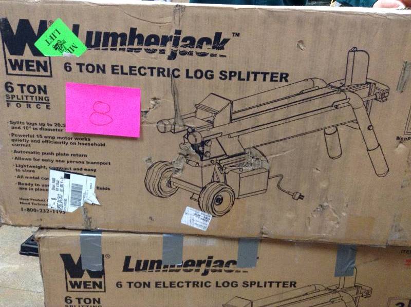 Wen 6 Ton Electric Log Splitter Never used