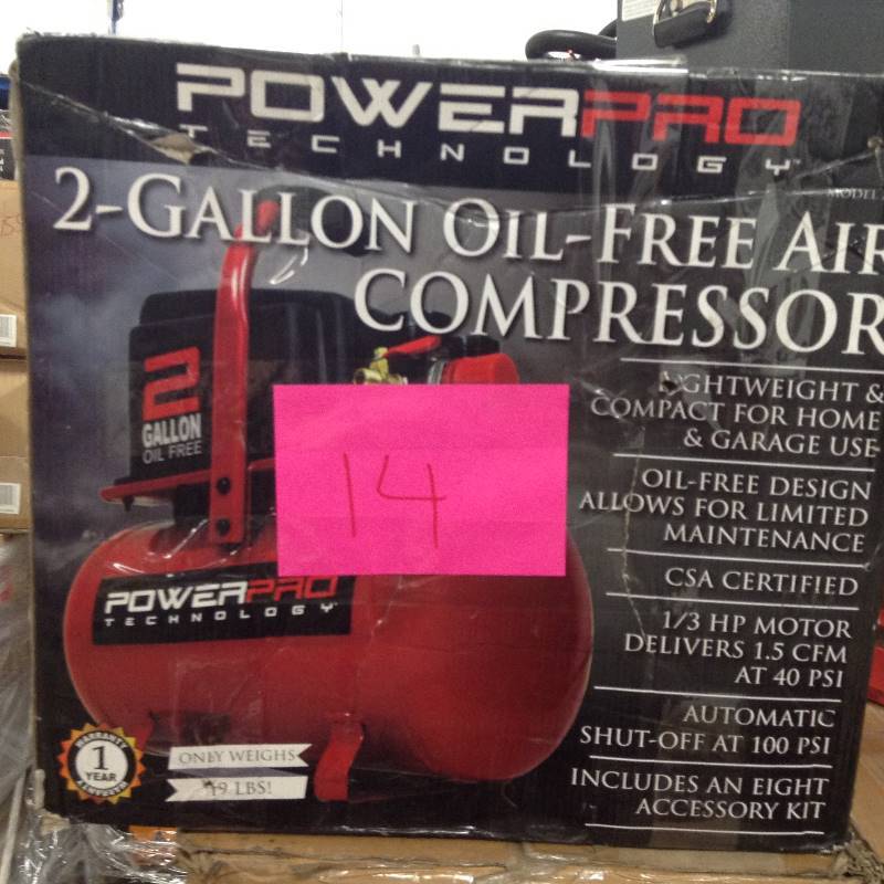 PowerPro 2 Gal Oil Free Air Compressor