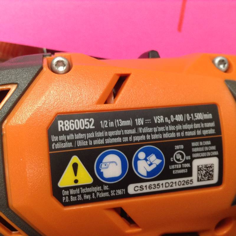 Ridgid R0052 Drill Driver Kit Never used