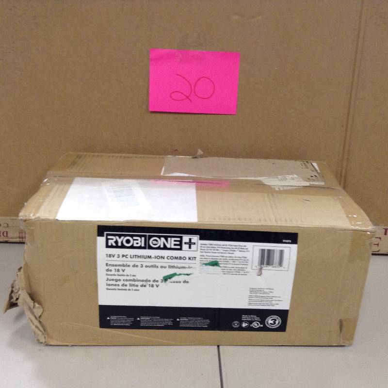 Ryobi One Plus 18V 3P Combo Kit Model P1873 Never used