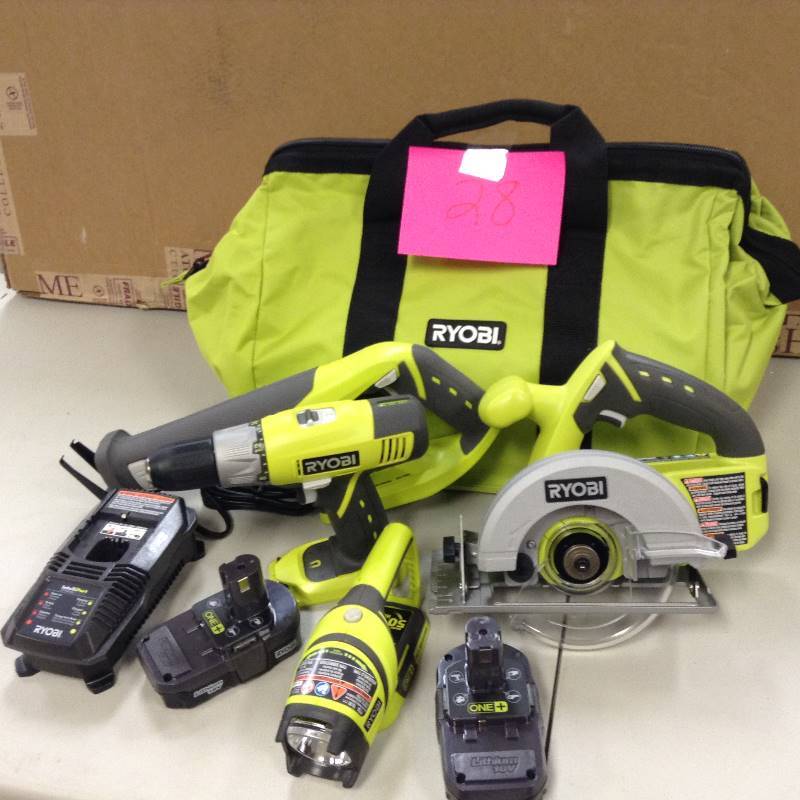 Ryobi 18V 4PC Supetr Combo Kit Never used