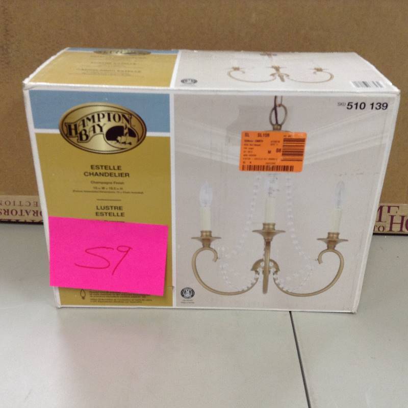 Hampton Bay Estelle Chandelier New