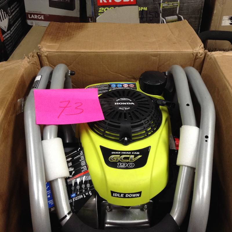 Ryobi 3100PSI 2.5Gpm Honda Gas Pressure Washer