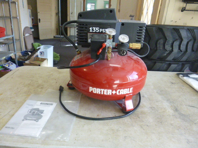 lot 6 image: Porter-Cable Air Compressor