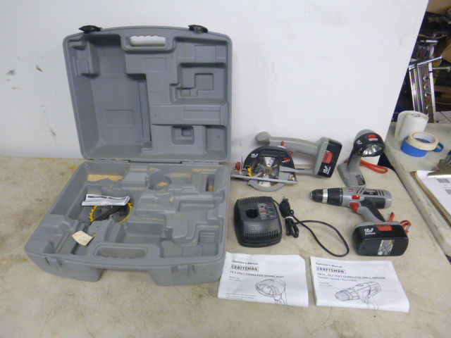 lot 62 image: Craftsman Power Tools