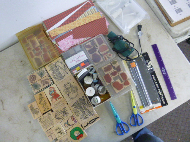 lot 92 image: Miscellaneous Card Making Supplies