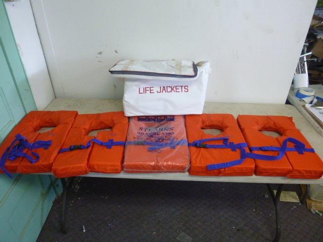 lot 94 image: 5 Stearns Life Jackets