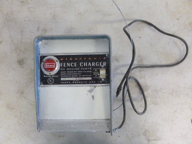 lot 128 image: Sears Electric Fence Charger