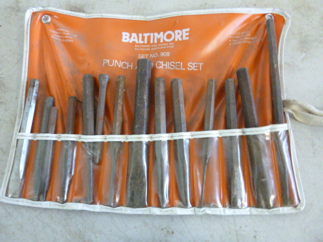 lot 140 image: Miscellaneous Punches and Chisels