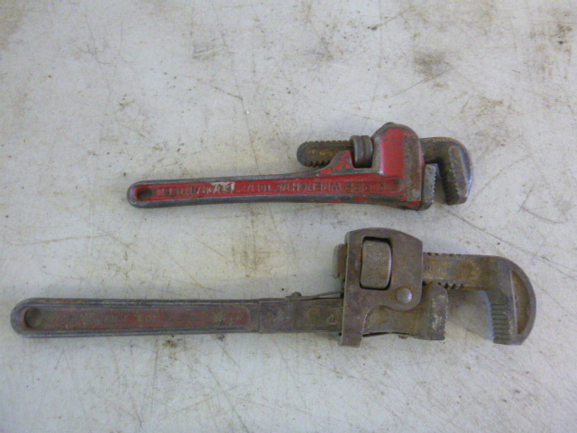 lot 150 image: 2 Pipe Wrenches