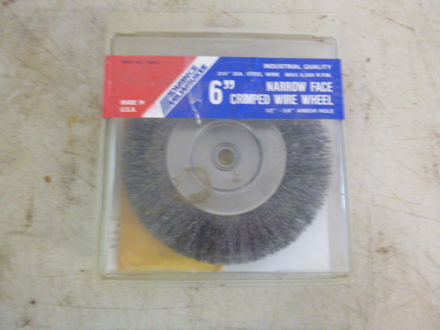 lot 156 image: Advance Milwaukee Narrow Face Crimped Wire Wheel