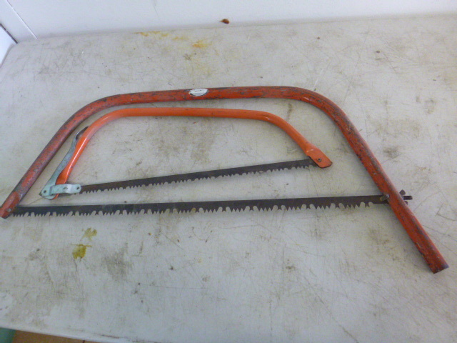 lot 157 image: 2 Bow Saws