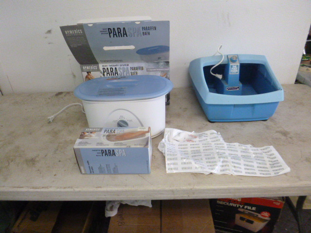 lot 174 image: Homedics Paraspa Paraffin Bath Heat Therapy System