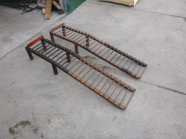 lot 238 image: Steel Car Ramps