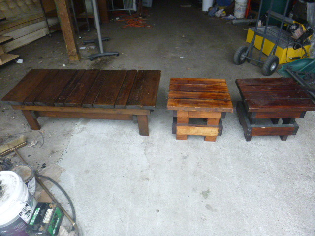 lot 254 image: Coffee Table and End Tables