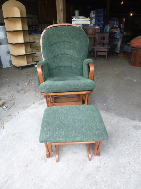 lot 255 image: Glider Chair