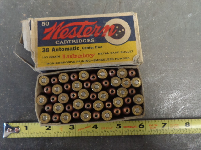 lot 18 image: Wester Brand 38 Caliber Automatic Cartridges