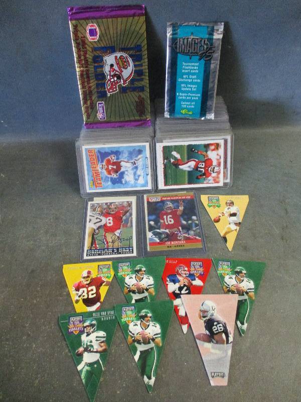 lot 9 image: 50 Plus Football Cards