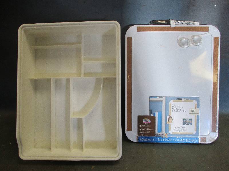 lot 41 image: Dry-Erase Board and Organizer Tray