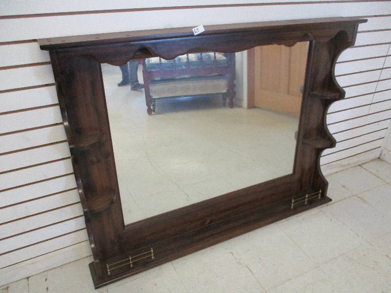 lot 63 image: Full Size Mirrored Headboard