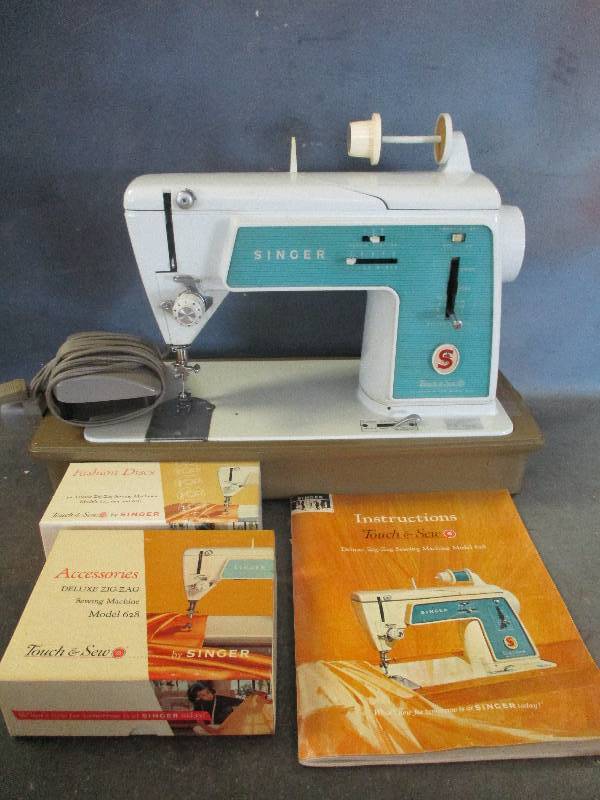 Sold at Auction: Touch & Sew Deluxe Zig Zag Singer Sewing Machine