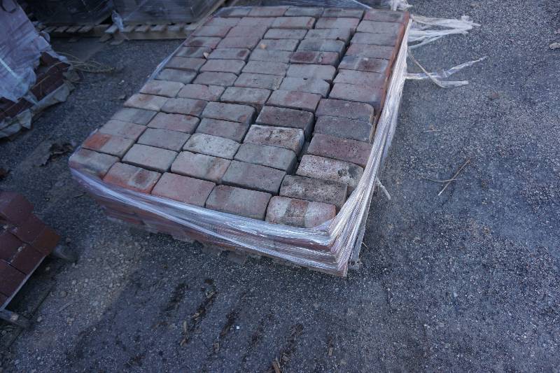 Pallet of Red Clay Pavers