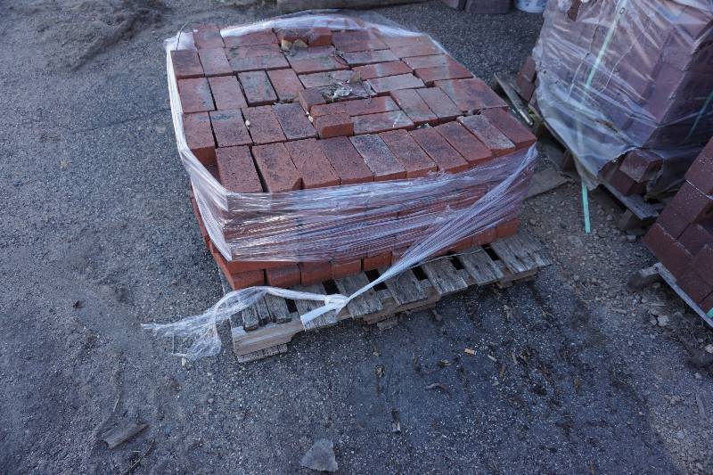 Pallet of Red Clay Pavers