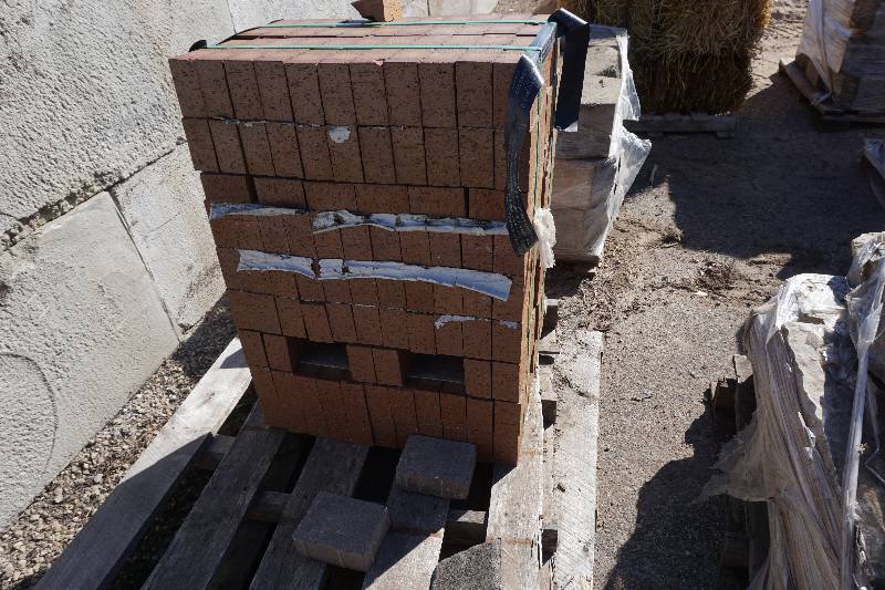 Pallet of Brown BrickPavers