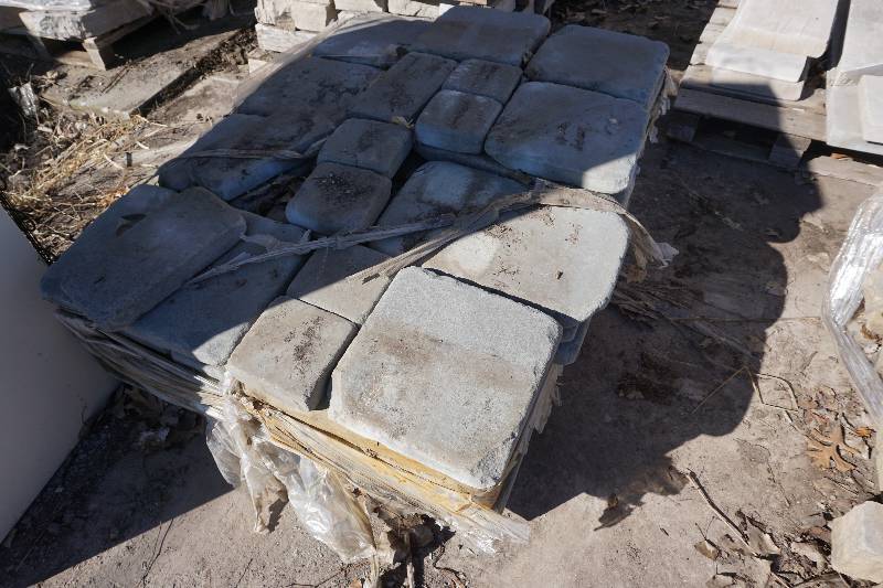 Pallet of Blue Stone Pavers